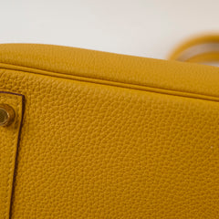 Hermes Birkin 30 Jaune Ambre Togo Y Stamp