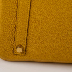 Hermes Birkin 30 Jaune Ambre Togo Y Stamp