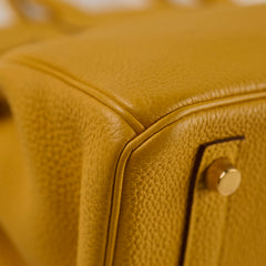 Hermes Birkin 30 Jaune Ambre Togo Y Stamp