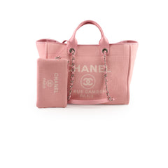 Chanel Deauville Large Tote Pink Microchip