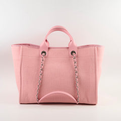 Chanel Deauville Large Tote Pink Microchip