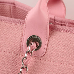 Chanel Deauville Large Tote Pink Microchip