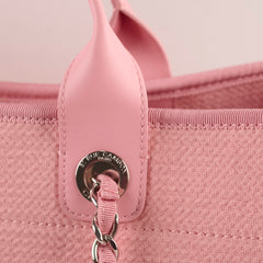 Chanel Deauville Large Tote Pink Microchip