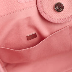 Chanel Deauville Large Tote Pink Microchip