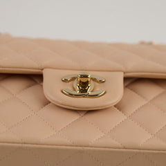 Chanel Classic Flap Small Beige Lambskin