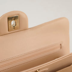 Chanel Classic Flap Small Beige Lambskin