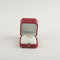 Cartier Love Wedding Band Pink Gold Size 53