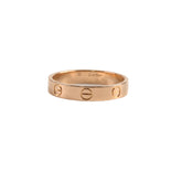 Cartier Love Wedding Band Pink Gold Size 55