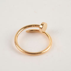 Cartier Small Juste Un Clou Ring Pink Gold Size 53