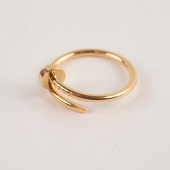 Cartier Small Juste Un Clou Ring Pink Gold Size 53