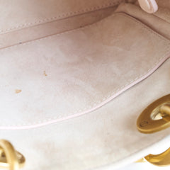 Christian Dior Small Studded Lady Dior Pink/Nude