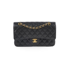 Chanel Classic Flap Medium/Large M/L Caviar Black (25 Series)