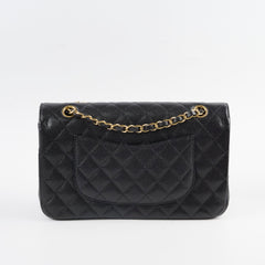Chanel Classic Flap Medium/Large M/L Caviar Black (25 Series)