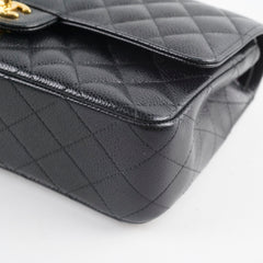 Chanel Classic Flap Medium/Large M/L Caviar Black (25 Series)