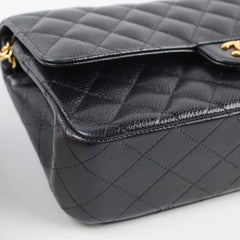Chanel Classic Flap Medium/Large M/L Caviar Black (25 Series)