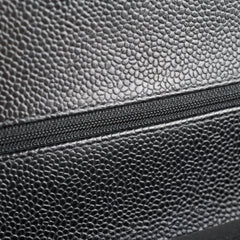 Chanel Classic Flap Medium/Large M/L Caviar Black (25 Series)