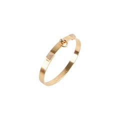 Hermes CDC Bracelet Diamonds Rose Gold Size ST