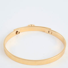 Hermes CDC Bracelet Diamonds Rose Gold Size ST