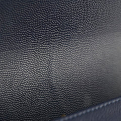 Chanel Boy Old Medium Caviar Navy