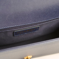 Chanel Boy Old Medium Caviar Navy