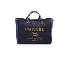 Chanel Deauville Medium Navy