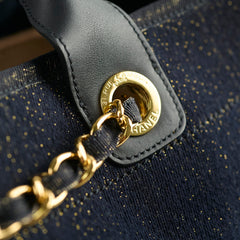 Chanel Deauville Medium Navy
