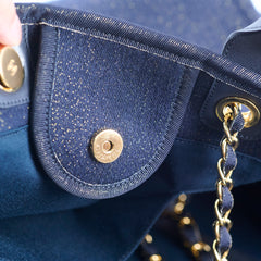 Chanel Deauville Medium Navy