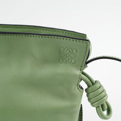 Loewe Flamenco Mini Clutch Light Green