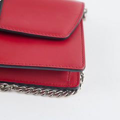 Prada Elektra Leather Crossbody Bag Red