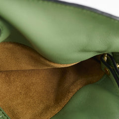 Loewe Flamenco Mini Clutch Light Green