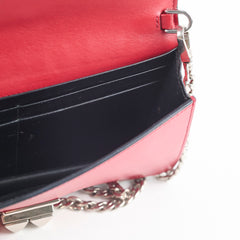 Prada Elektra Leather Crossbody Bag Red