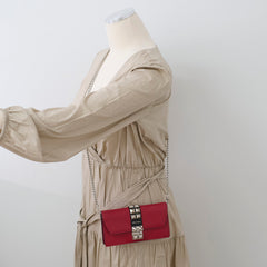 Prada Elektra Leather Crossbody Bag Red