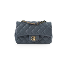 Chanel Caviar Mini Rectangular Dark Grey Series 26