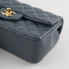 Chanel Caviar Mini Rectangular Dark Grey Series 26