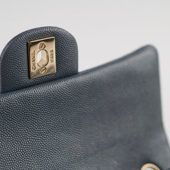Chanel Caviar Mini Rectangular Dark Grey Series 26