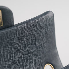 Chanel Caviar Mini Rectangular Dark Grey Series 26