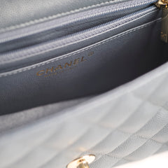 Chanel Caviar Mini Rectangular Dark Grey Series 26