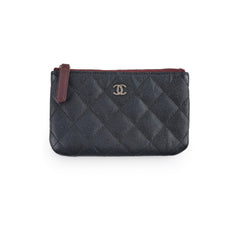Chanel Caviar O-Case Black Series 25
