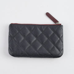 Chanel Caviar O-Case Black Series 25