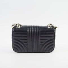 Prada Leather Diagramme Bag Black