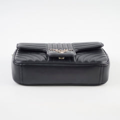 Prada Leather Diagramme Bag Black