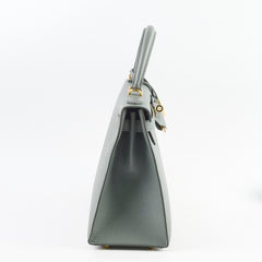 Hermes Kelly 28 Vert Armande Sellier Z Stamp