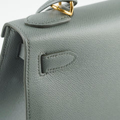Hermes Kelly 28 Vert Armande Sellier Z Stamp