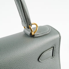 Hermes Kelly 28 Vert Armande Sellier Z Stamp