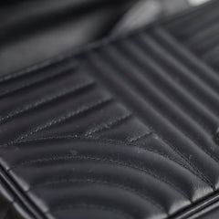Prada Leather Diagramme Bag Black
