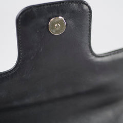 Prada Leather Diagramme Bag Black