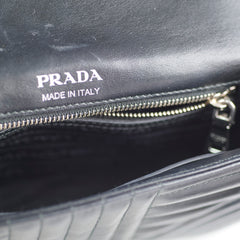 Prada Leather Diagramme Bag Black