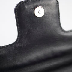 Prada Leather Diagramme Bag Black