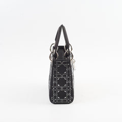 Christian Dior Mini Lady Dior in Cannage Satin