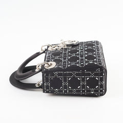 Christian Dior Mini Lady Dior in Cannage Satin